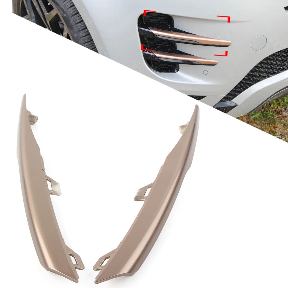 

1 Pair Car Front Fog Light Lamp Upper Strip Trim For Land Rover Range Rover Evoque 2020 2021 2022