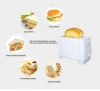 Automatic 2 Slices Toaster Removable Crumb Tray Electric Bread Baking Machine 6 Browning Options 600-700W Household Kitchen Supp 2