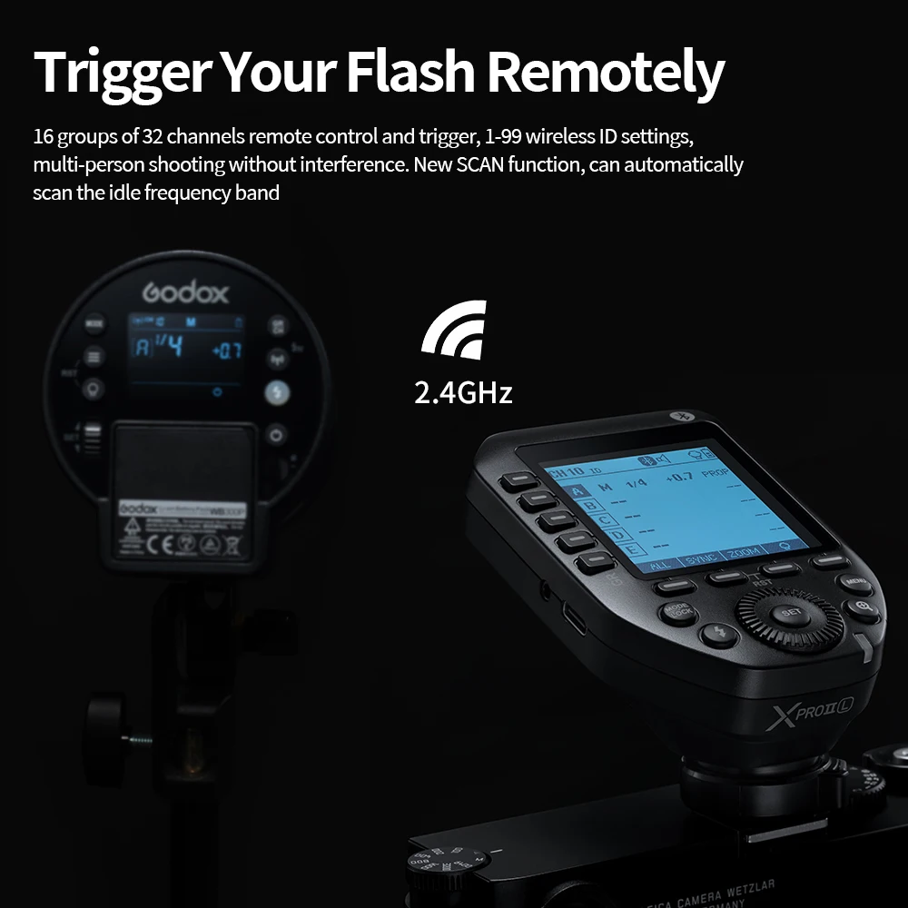 Godox xpro ii ttlワイヤレスフラッシュトリガー、ttl変換 