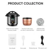 XEOLEO 6L Multifunction Electric Pressure cooker suitable 5 people use Household High pressure pot Rice cooker 6