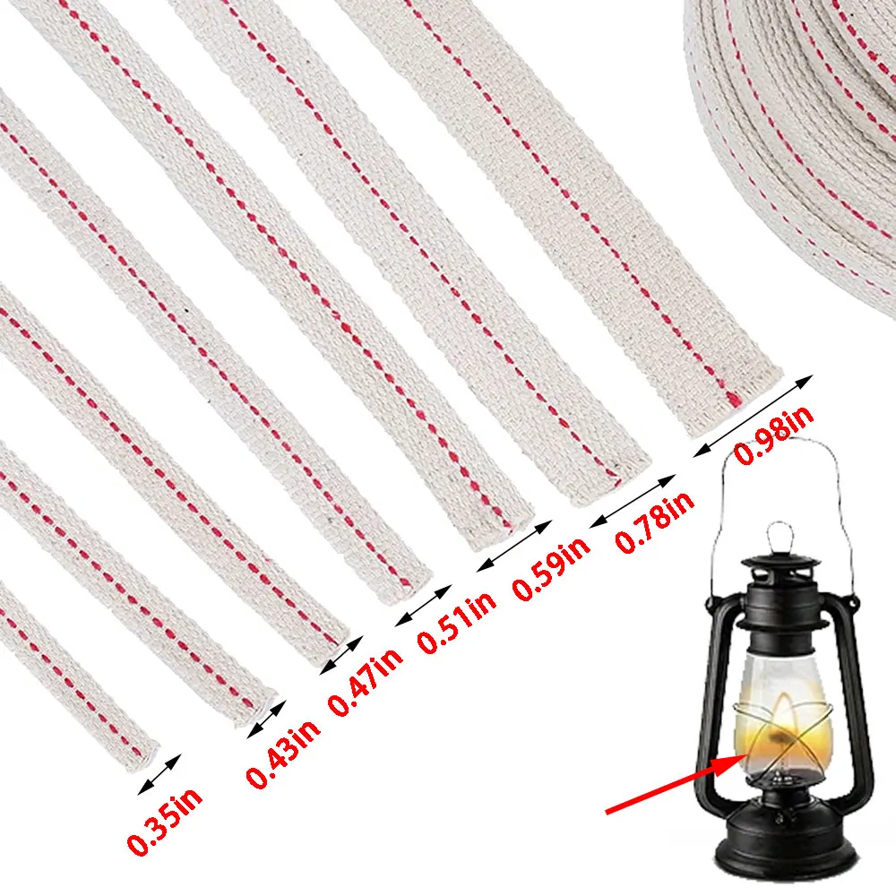 3.93 Inch Luxury Outdoor Oil Lamp with Shape Multi-Style Camping Lantern Wick Replacement Wicks Made High Quality Cotton