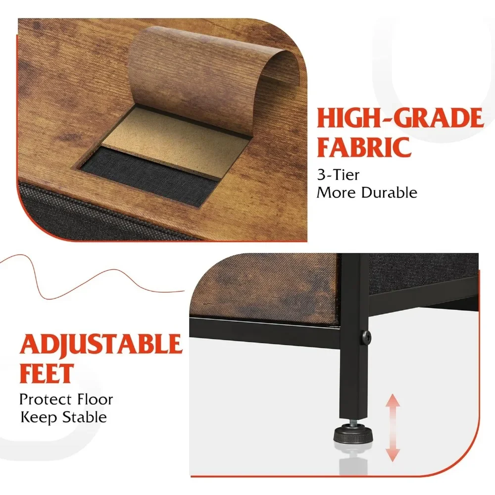 Description Picture 3 of itemDressers for Bedroom Furniture Living Room Chest of Drawers Entryway Bedroom Dresser With 8 Drawers Dressing Table Closet Home