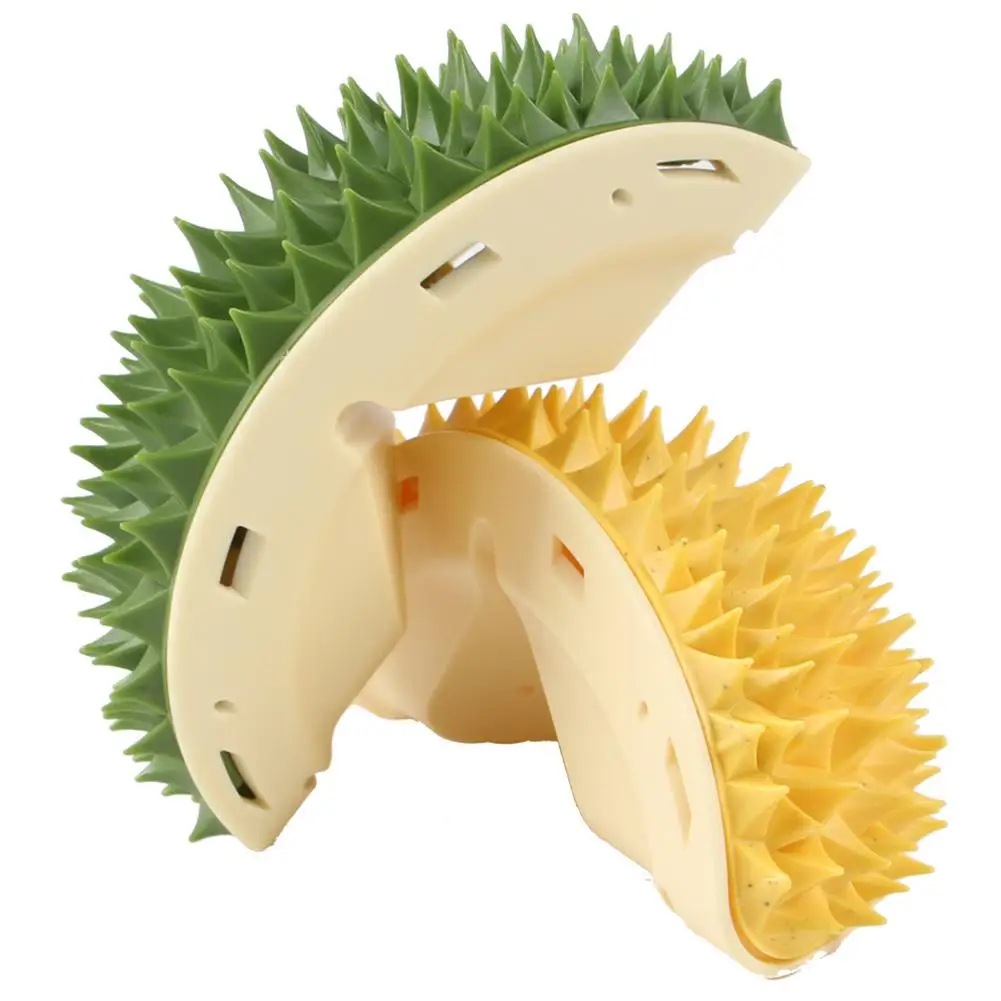 Cat Creative Durian Tickling Comb Remove Floating Hair Corner Massage Brush Cat Rubs Pet Grooming Tools