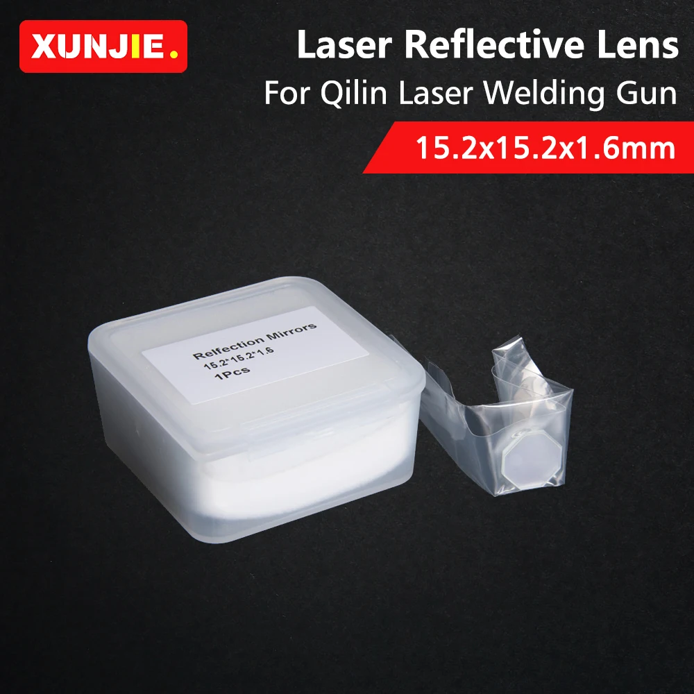 

Laser Reflective Lens Mirror 15.2x15.2x1.6mm For QILIN Fiber Laser Handheld Welding Gun