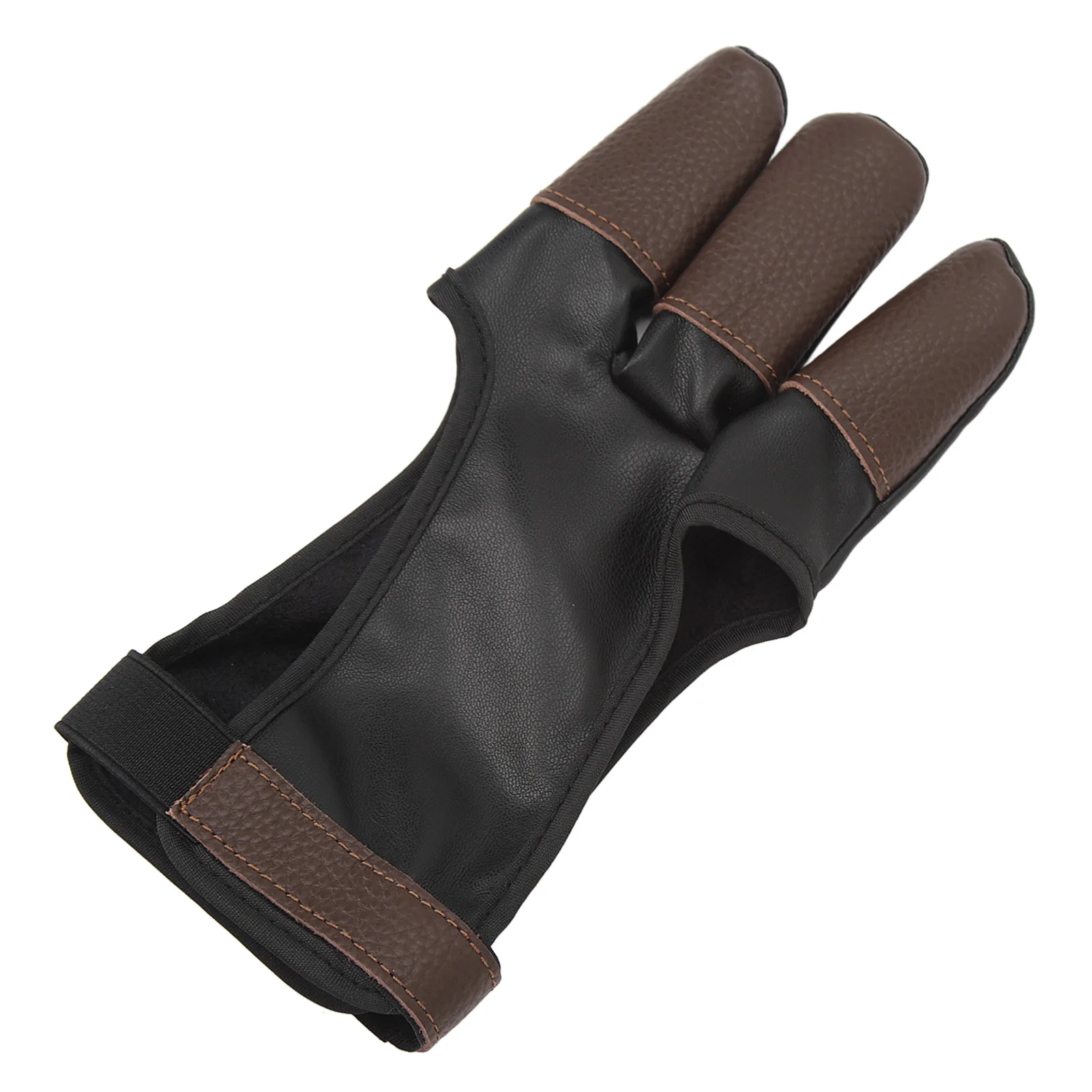 Nicoone Gant de protection à 3 doigts pour tir à l'arc - Réglable - Pour homme, femme, jeune adulte