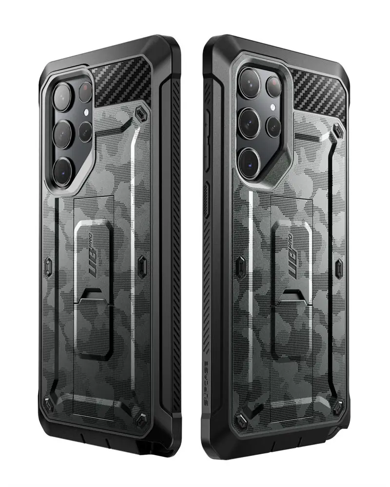 For Samsung Galaxy S23 Ultra Case 2023 SUPCASE UB Pro Full-Body Dual Layer Rugged Belt-Clip Case with Built-in Screen Protector