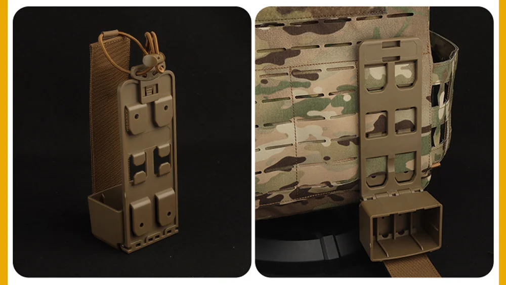 Tactical BB Balls Loader Box Electric Counting PRC-152 Radio Model Pouch Compatible MOLLE Vest Airsoft M4 5.56 BBs Storage Case
