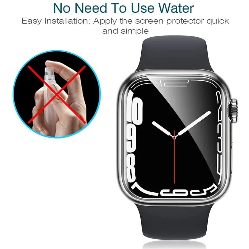 Apple Watch 용 하이드로 겔 필름 40MM 41MM 45MM 44MM 49MM 42MM 46MM IWatch 시리즈 용 시계 화면 보호기 10 9 8 7 6 5 SE 4 3 2