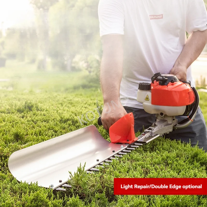 Two-Stroke Gasoline Double-Blade Light Hedge Trimmer Tea Tree Trimmer Backpack Garden Thick Branch Trimmer Electric Tools 68CC 4