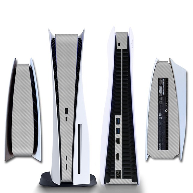 Stickers Skin For PS5 CD-ROM/ Digital Edition Protective Shell Game Console Middle Replacement Decoration Strip DIY