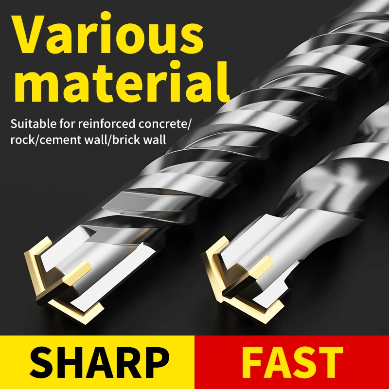 Rotary Hammer Drill Bits SDS Plus Carbide Tipped 6 to 25mm