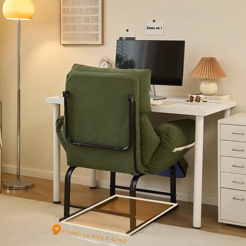 Model Ergonomic Adjustable Recliner Sit-Sleep Dual Purpose Office Use Single-Person Foldable Noon Nap Dormitory Lazy Sofa Chair