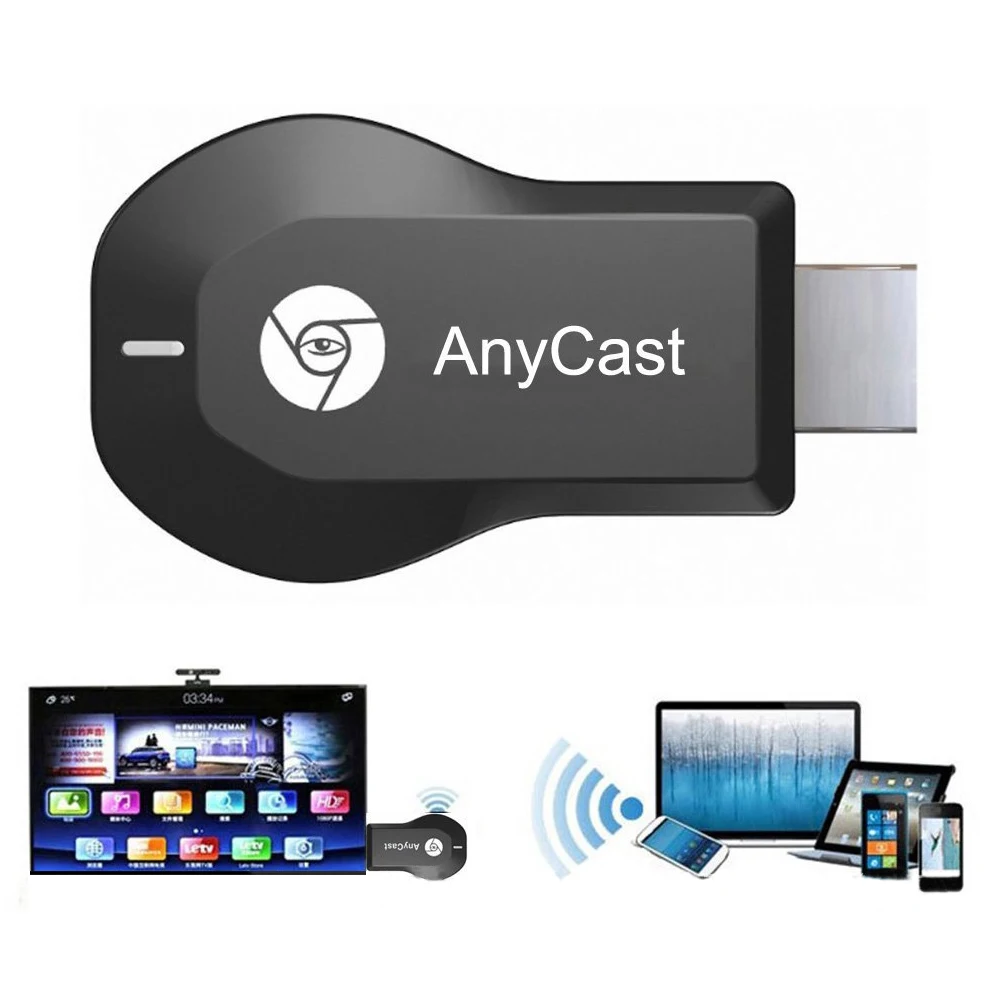 4K 1080P HDMI-compatible TV Stick M2 Plus Wireless WiFi Display TV Dongle Receiver for DLNA Airplay Miracast for AnyCast for IOS