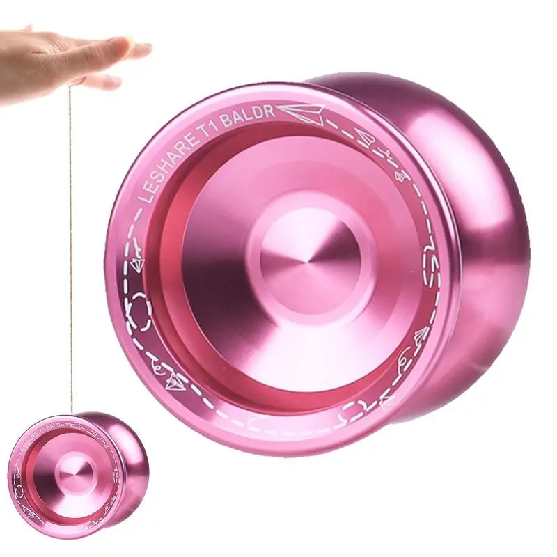 

Metal Yo-Yos For Adults Trick Yoyo Ball Toy High-Precision Alloy Yo-Yo Colorful Metal Nostalgic Toys U Type KK Bearing Gloves