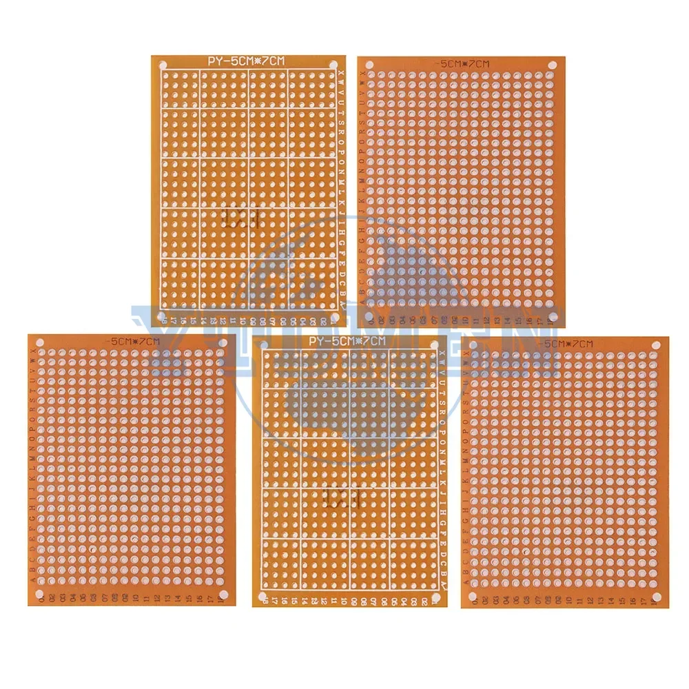 5/10pcs PCB 단면 PCB 프로토타입 보드 5x7/7x9/9x15/10x15cm Arduino 납땜 프로젝트용 DIY 범용 회로 기판 키트
