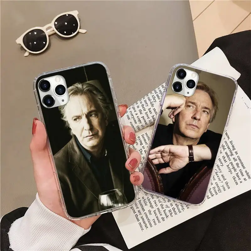 Чехол для телефона Alan Sidney Патрик Рикман прозрачный мягкий iphone 12 11 13 7 8 6 s plus x xs xr pro
