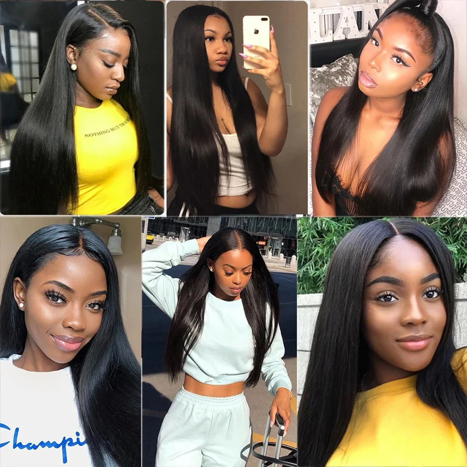 Malaysian Straight Hair Bundles 1/3/4 Pcs 100% Unprocessed Raw Human Hair Straight Bundles Human Hair Extensions For Black Women 6