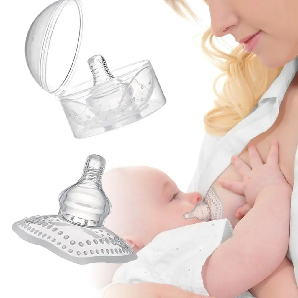 

1pcs/2pcs Silicone Nipple Protectors Feeding Mothers Nipple Protection Cover Breastfeeding Mother Milk Silicone Nipple