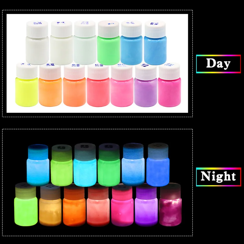 Fluorescent Acrylic Paint High Brightness Luminous Paint 58ml