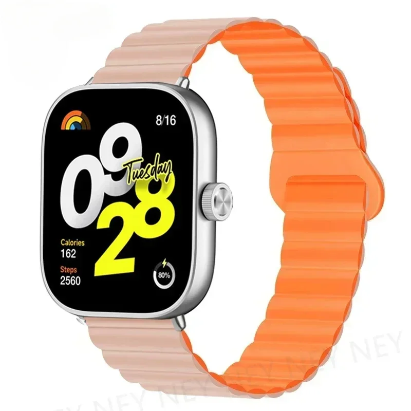 Magnetic Silicone Sport Wristband Bracelet - Universal Smartwatch Accessory