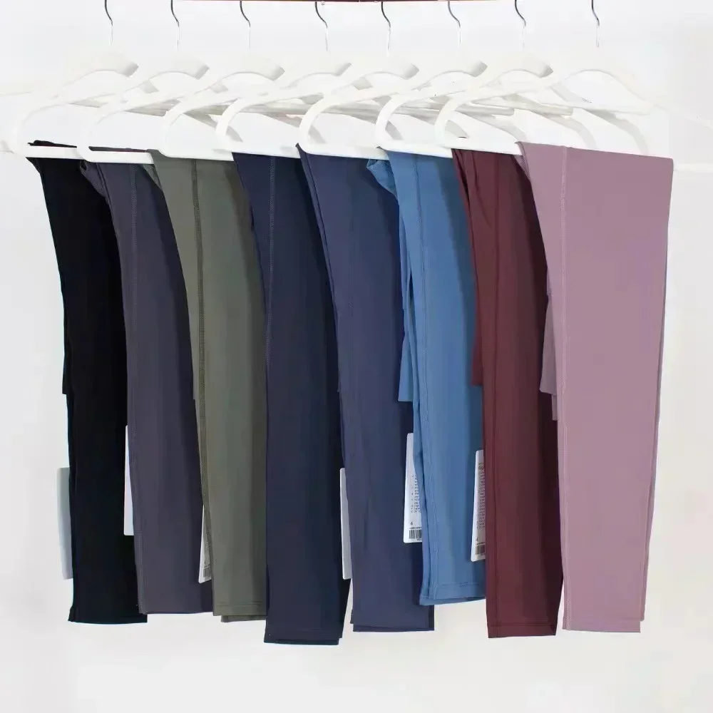 Lemon Women High Waist Yoga Sports Pants Tummy Control Squat Proof Elasticity Trousers Fitness Sweatpants Gym Seamless Leggings