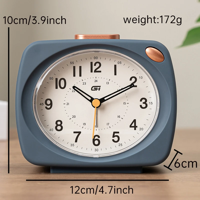 Modern Music Alarm Clock with Snooze and Night Light Functions - Perfect School Season Gift