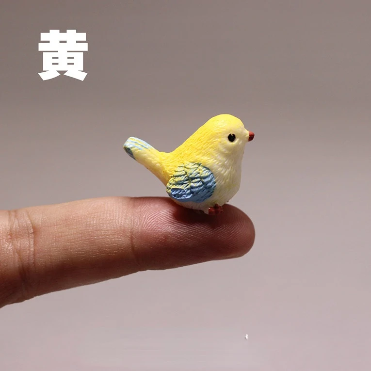 

Simulation Animal Mini Version Super Small Bird a Little Sparrow Bird Resin Garage Kits Model Furnishing Articles Ornament