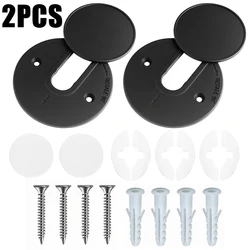 Adjustable 90 - Degree Rotating Wall Mount (Black 2SET)