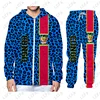 Democratic Republic Of The Congo Flag 3D Print Leopard Sweatshirt Unisex Casual Pullover Tracksuit Men  Men Clothes Sport Jersey 6