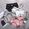 Ladies Cotton Underwear Panties Girls Sexy Seamless Antibacterial Crotch Breathable Briefs Mid-waist Large Size Women's Panties