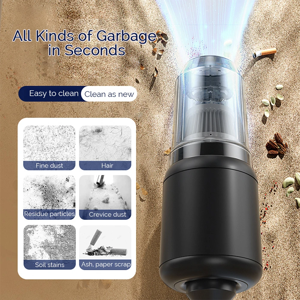 Multi-function Window Cleaners Strong Suction Electric Vacuum Clean Machine for Bathroom Mirror Glass Car Vacuum Cleaner 6