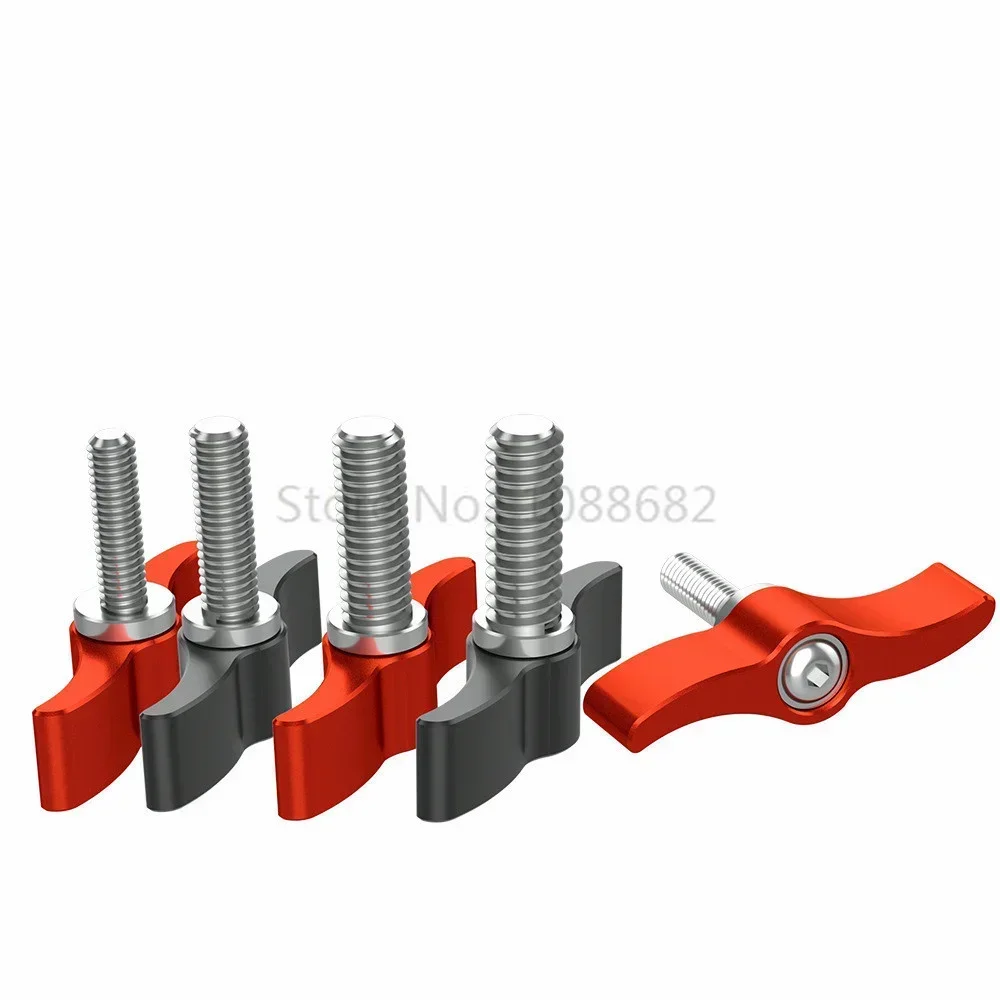 1/4 M4 M5 M6 M8 T Head Threaded Handle Wrench 10-35mm Length Screw Adapter Adjustable Head For DJI Ronin M Gimbal Stabilizer Metal Screw Adapter