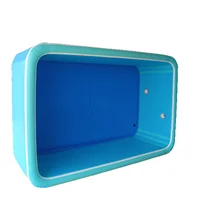 Piscine gonflable personnalisable pour enfants, piscine d'eau Portable en PVC avec tissu à Double paroi pour plusieurs personnes 1
