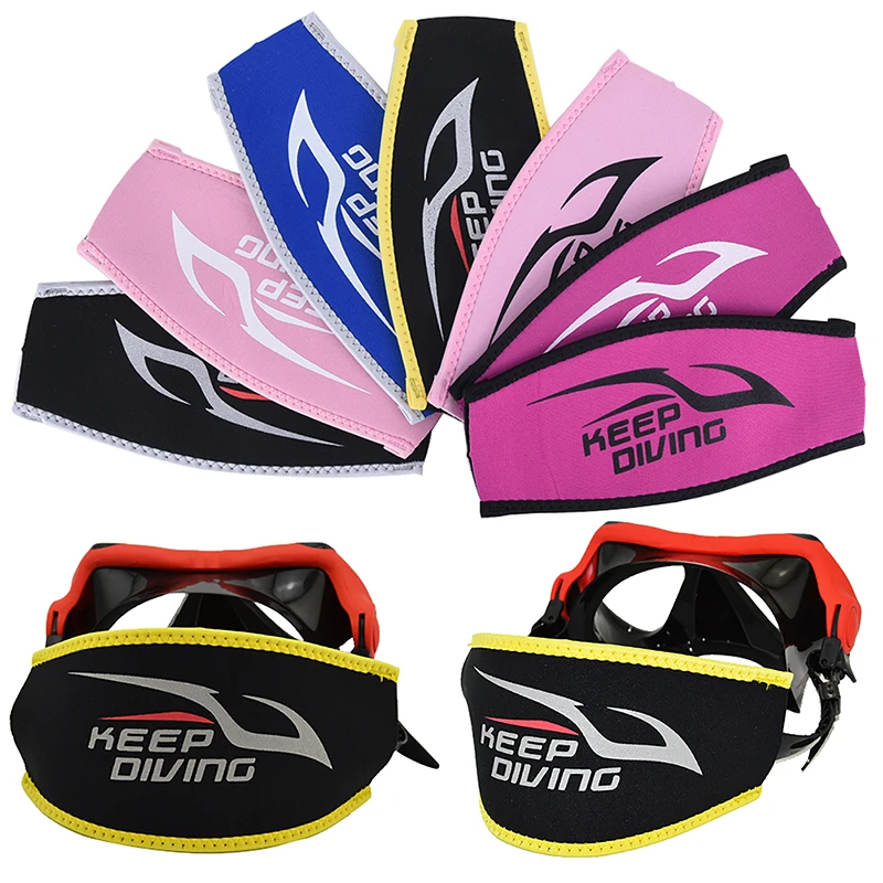 

Diving Mask Head Strap Cover Mask Padded Protect Long Hair Band Strap-Wrapper