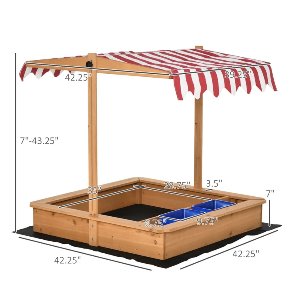 Children's outdoor play sand pool home cassia seed toy sand pool set kindergarten sand pit sandbox amusement equipment 5