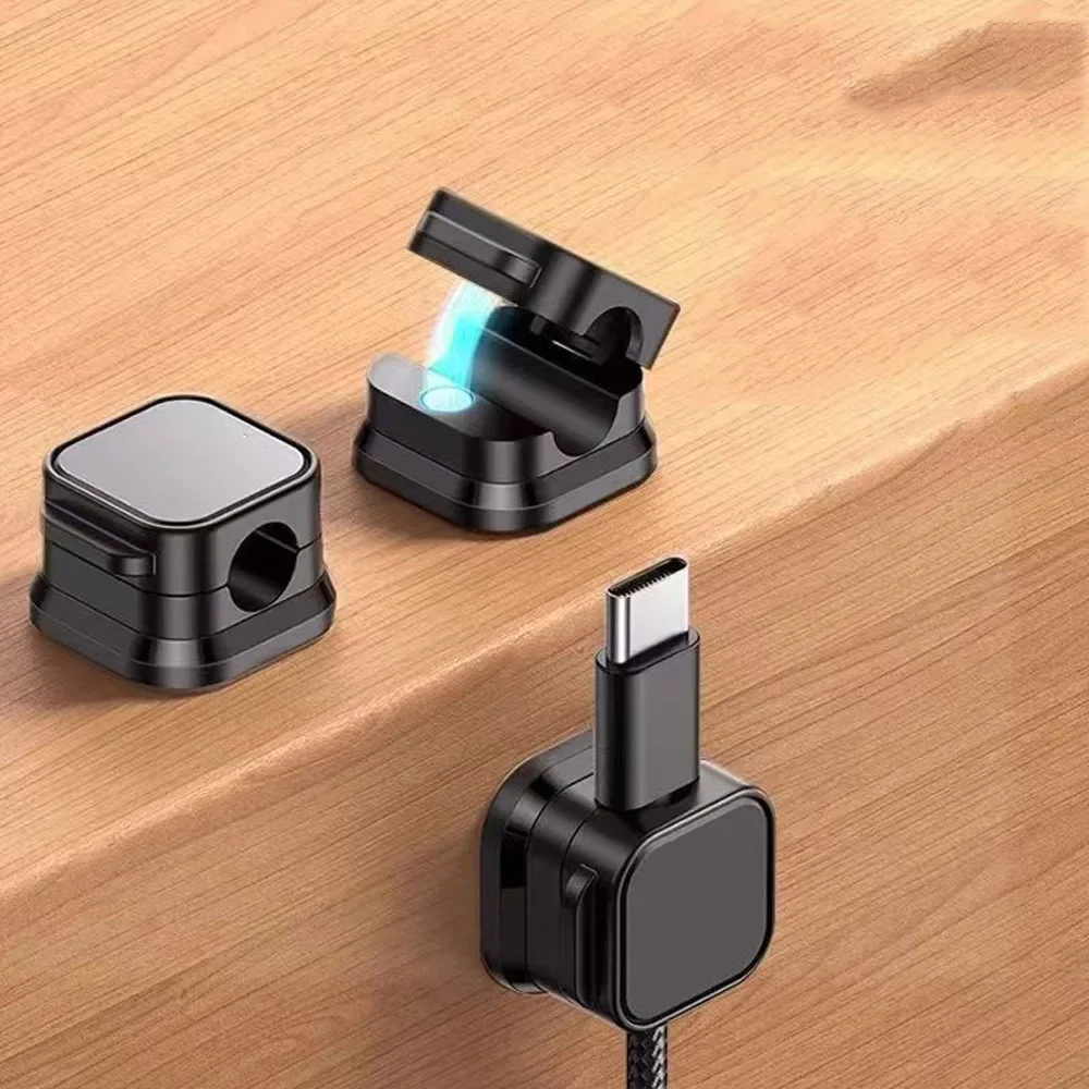 Magnetic Cable Clips Adjustable Non Slip Cable Organizer