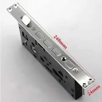 Lock Body Anti-theft Door, Household Universal Entry Steel Set, Stainless Steel Door, Heaven and Earth Door Lock Accessories