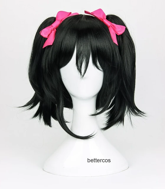 Anime LoveLive! Love Live Cosplay Wigs Nico Yazawa Wig Black Clip Ponytails  Cosplay Wig +Wig Cap : : Beauty & Personal Care