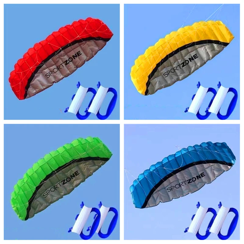2.5m dual Line Stunt power Kite soft kite Parafoil kite surf flying outdoor fun sports beach kites factory ikite