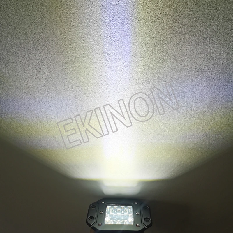 48W LED 작업등 알루미늄 자동 운전 안개등 자동차 액세서리 (오프로드 골프 지프 트랙터 SUV UTV ATV 4x4 화이트)