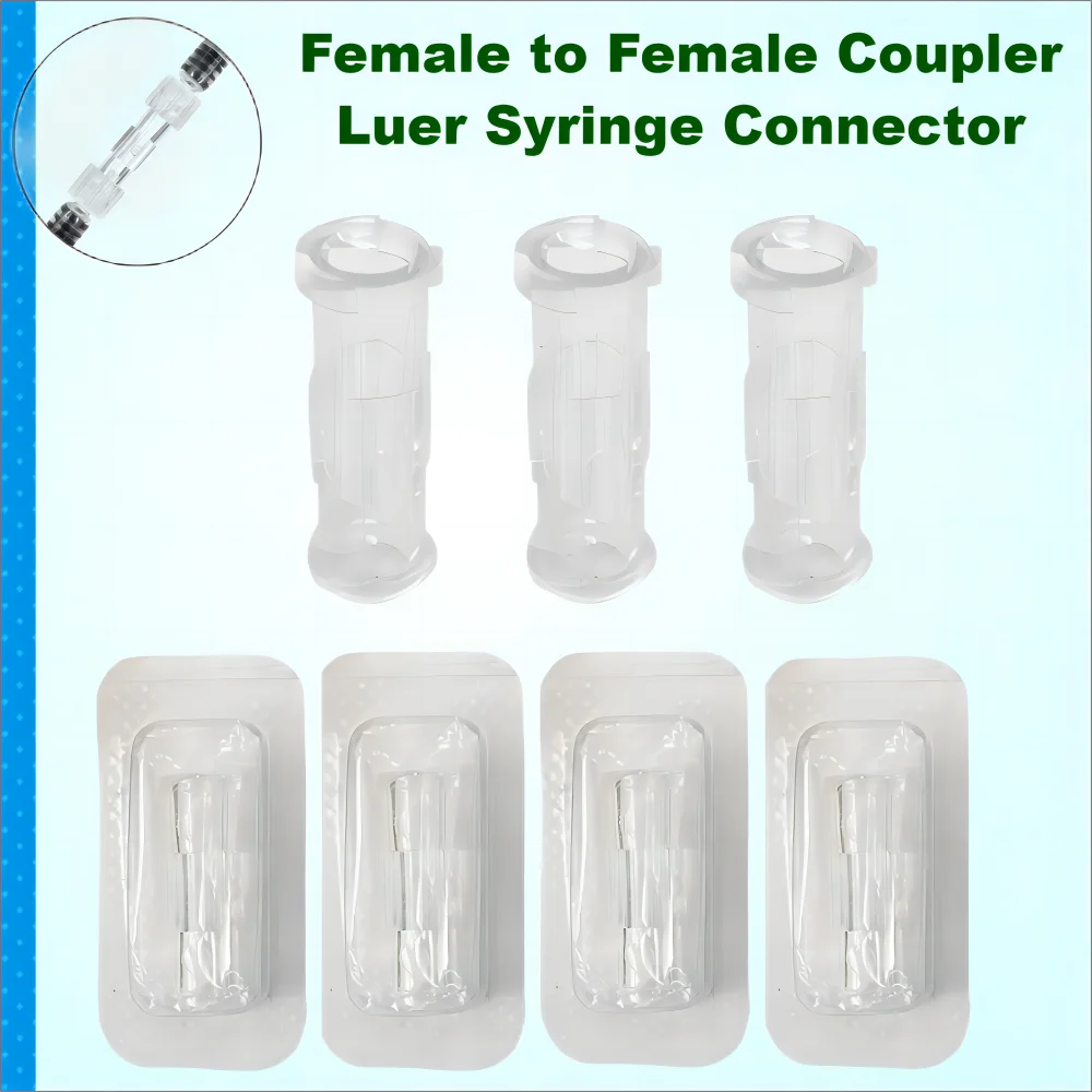 Luer Thread Double Pass Needle Head Using Plastic Material Transparent Version Durable Disposable Connector Bidirectional Connec gloves removable food catering plastic film household transparent thickening durable boxed