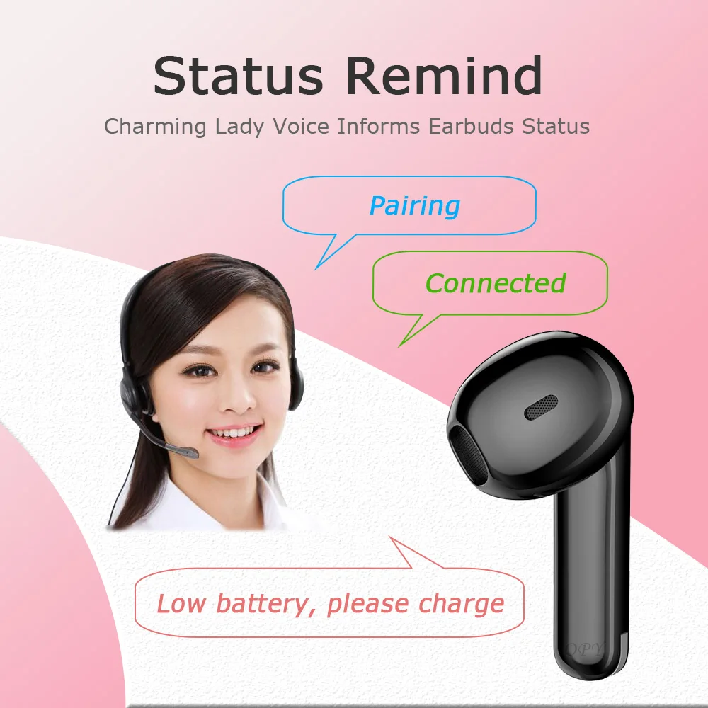 Opy Bluetooth Headphones Case Digital Display Sports Wireless Earbuds Deep Bass Ipx54 Waterproof Earphones For Tv Phone Laptop