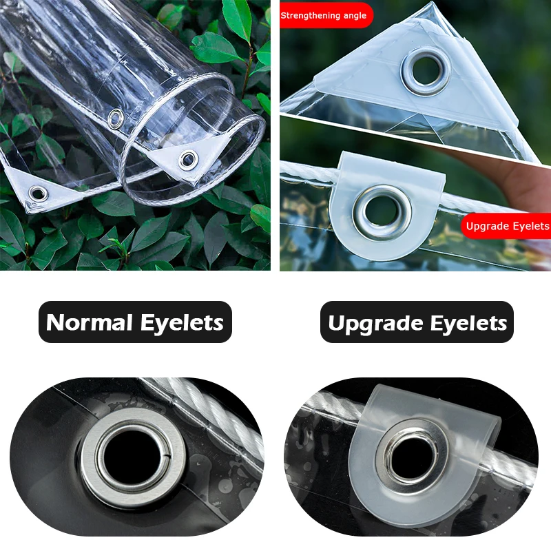 Aanpasbaar transparant pvc-kunststof gordijn met ritssluiting voor pergola, outdoor, doorzichtig waterdicht zeil zijpanelen 500 x 200 cm Aanpasbaar transparant pvc-kunststof gordijn met ritssluiting voor pergola, outdoor, doorzichtig waterdicht zeil zijpanelen 500 x 200 cm