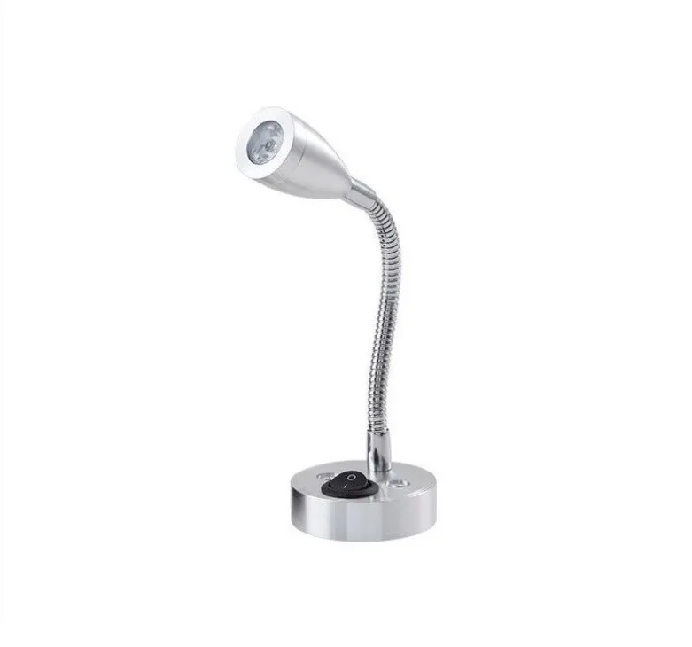 12V 24V RV boat LED reading light flexible touch switch wall light suitable for RV yacht cabin household use