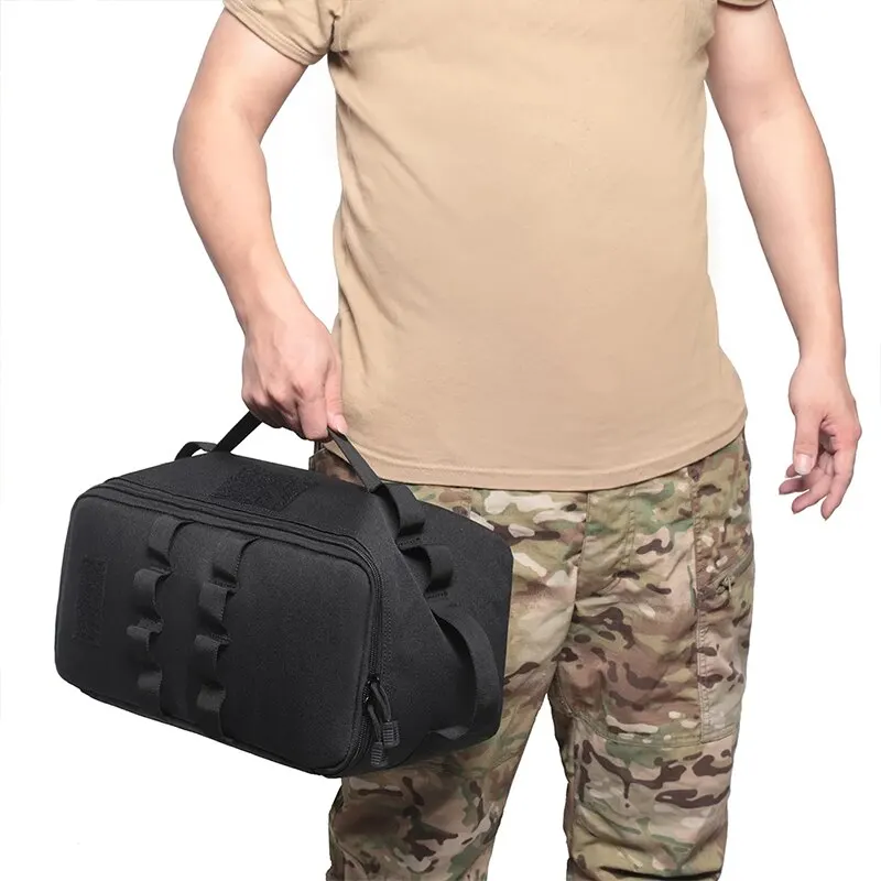 Outdoor Camping Gas Tank Storage Bag Large Capacity Ground Nail Tool Bag Gas Canister Picnic Cookware Utensils Kit tool bags camping storage bag