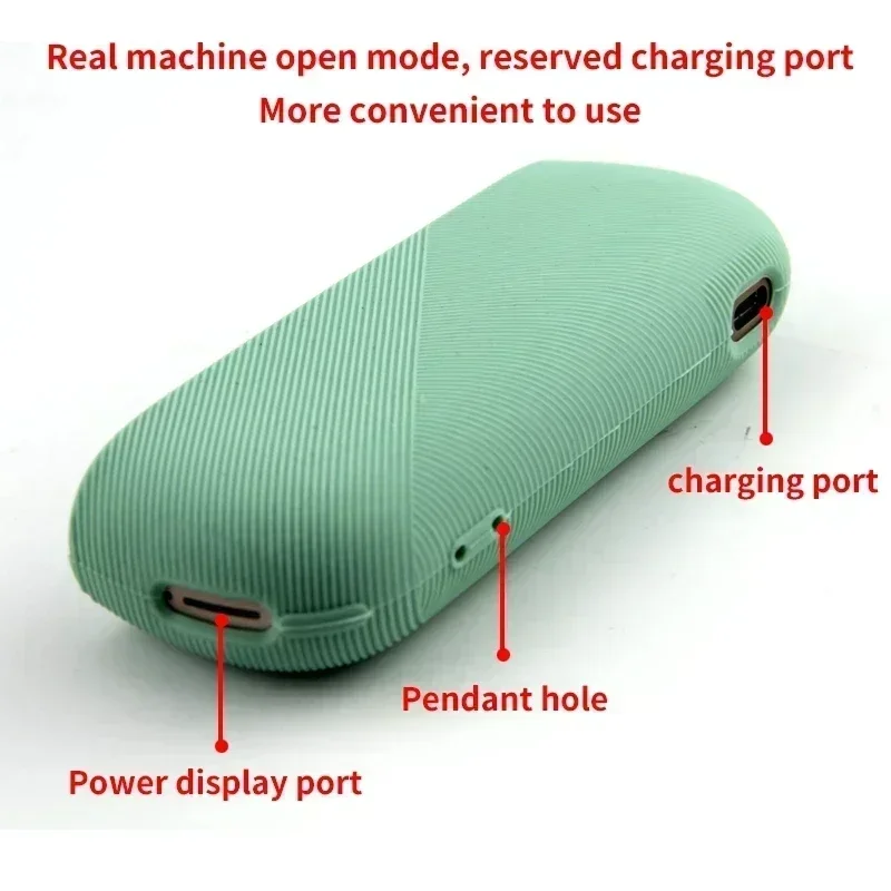 IQOS 3.0 듀오용 캔디 컬러 실리콘 케이스 IQOS 3 보호 커버용 슬리브 IQOS 3 듀오용 휴대용 케이스 사이드 커버