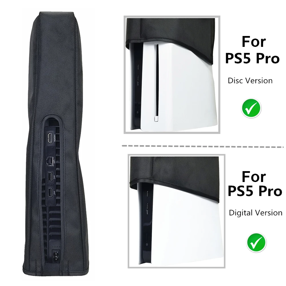 Dust Cover for Playstation 5 Pro Accessories Scratchproof Cover Vertical/Horizontal Dust Protector Guard for PS5 Faceplates - 5