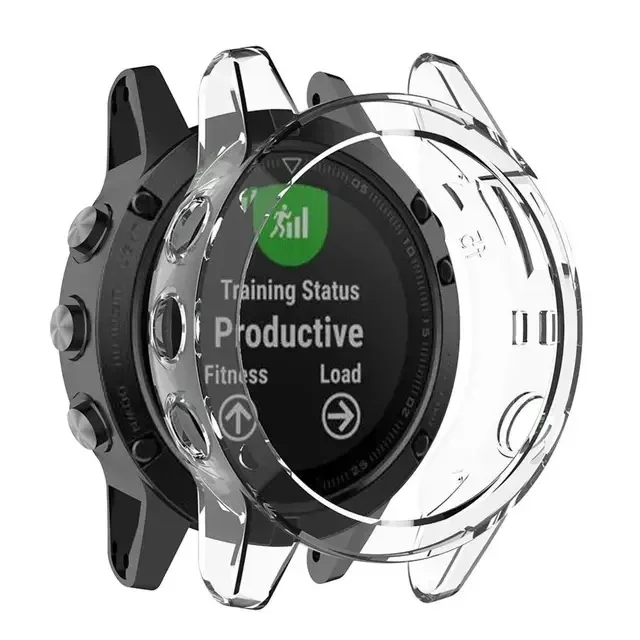 Soft TPU Smart Watch Protective Case Cover - Clear Finish
