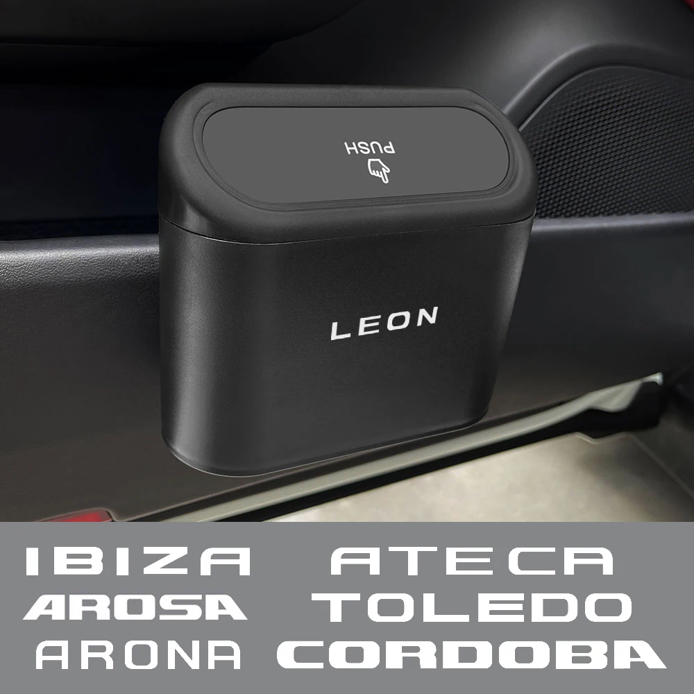 자동차 쓰레기 보관함 좌석 용 자동차 액세서리 Leon Ibiza Ateca Ar..