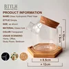 New Small Vase Transparent Glass Flower and Green Plants Cultivation Small Bottle Home Living Room Garden Decoration Small Vase 3